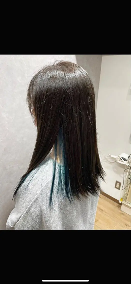 セミロング 韓国風ヘア 🫧髪質改善艶カラー _マエダ 🫧のヘアスタイル