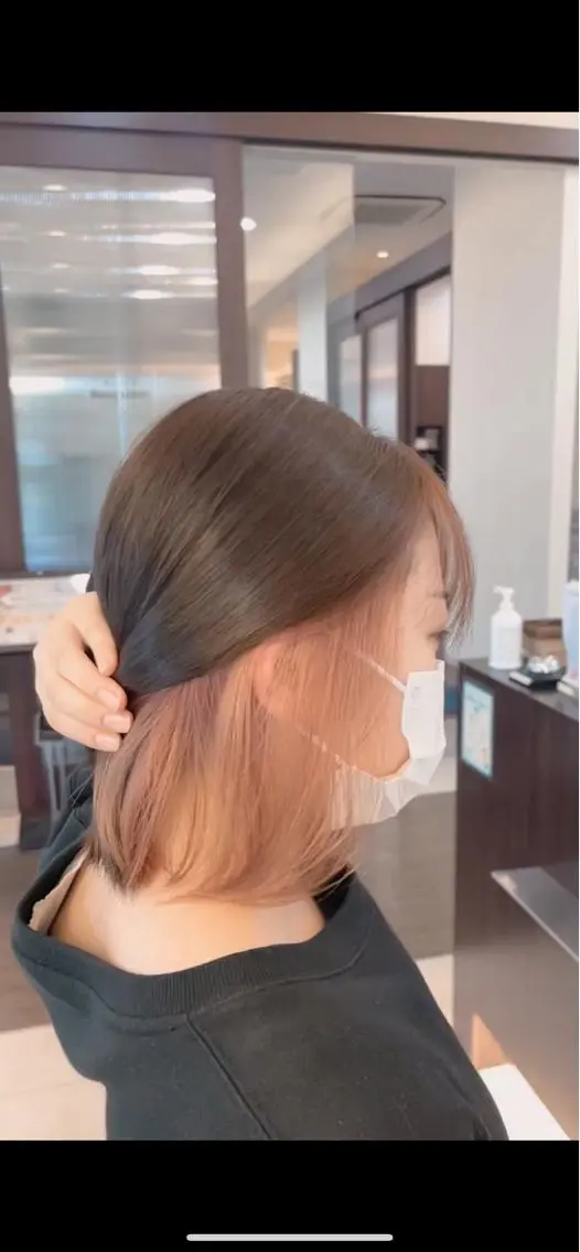 ショート カラー インナーカラー カット ヘアカラー トリートメント 千葉 たかしのヘアスタイル