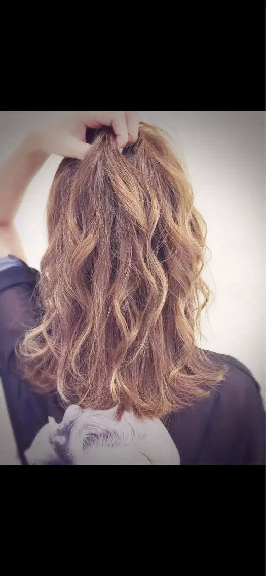 ミディアム カラー カット ヘアカラー トリートメント ヘアセット モテ髪提案します💕 髪質改善宗一郎のヘアスタイル