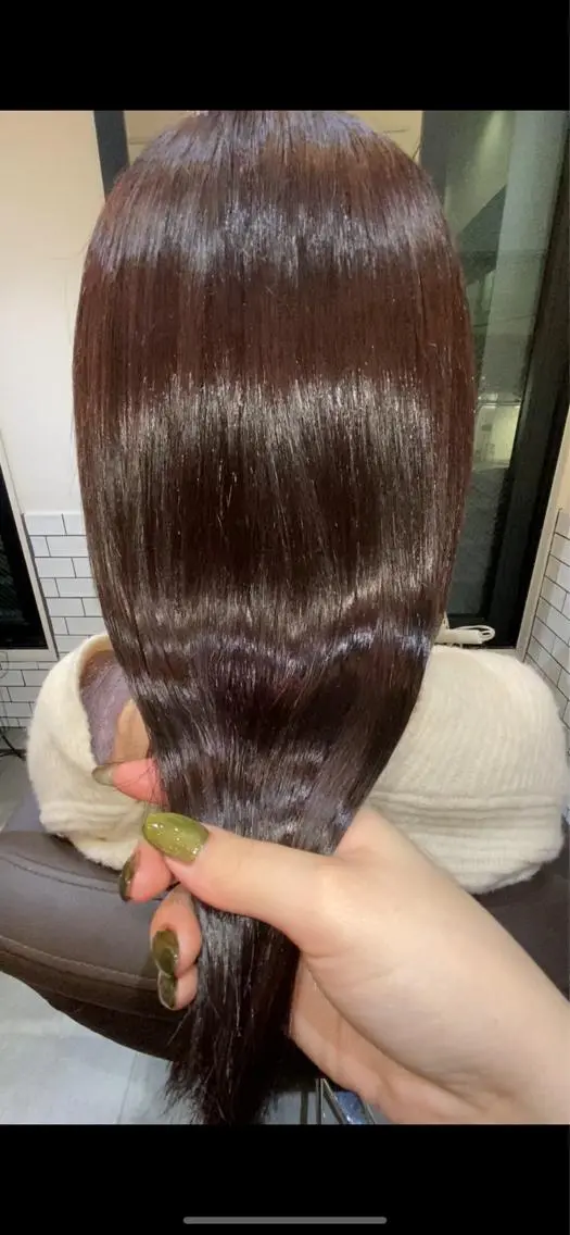 セミロング 髪質改善 トリートメント カット ヘアカラー トリートメント 美髪✨髪質改善 &艶カラーmanaeのヘアスタイル