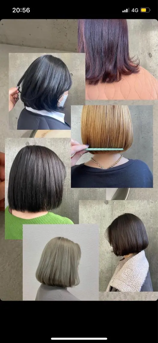 ミディアム カラー もりたみかこ 美容師お休み中のヘアスタイル
