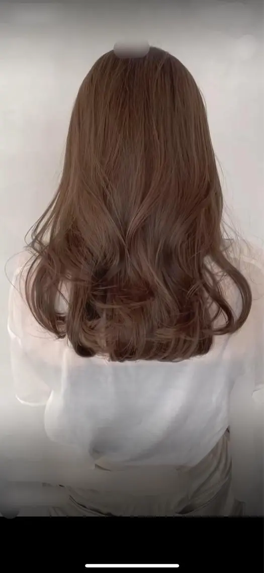 セミロング カラー 縮毛矯正×髪質改善 小笠原大樹のヘアスタイル