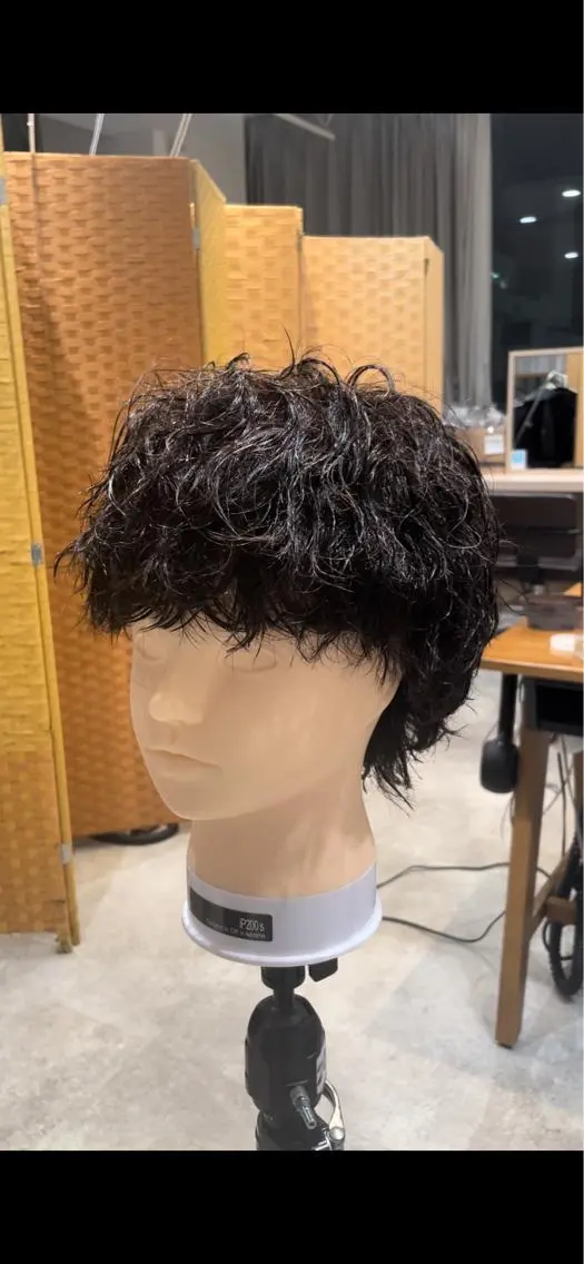 パーマ メンズ メンズパーマ スパイラルパーマ 港南台短髪特化 フェザーパーマのヘアスタイル