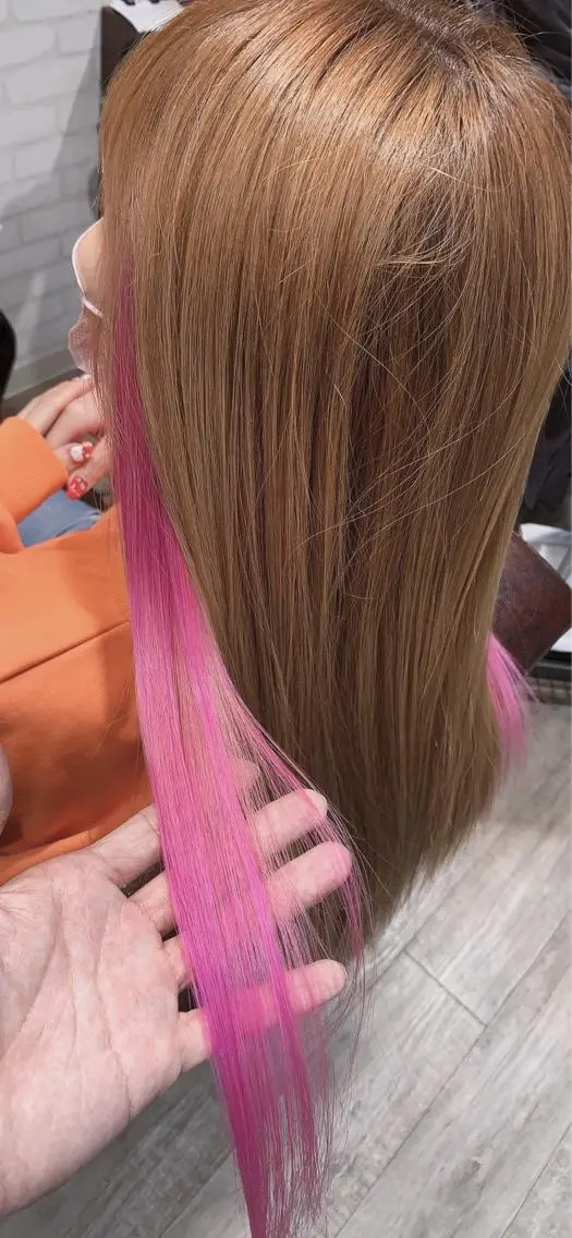 カラー ピンクカラー Blossom大塚 ディレクター永野のヘアスタイル