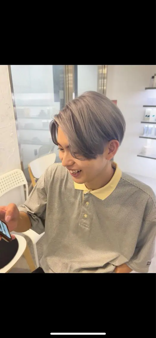 カラー パーマ ヘアアレンジ メンズ キッズ ネイル マツエク・マツパ アイブロウ メンズブリーチ メンズハイトーン メンズベリーショート メンズウルフカット ベージュカラー カット ヘアカラー ショートヘア原宿 fifth コシのヘアスタイル