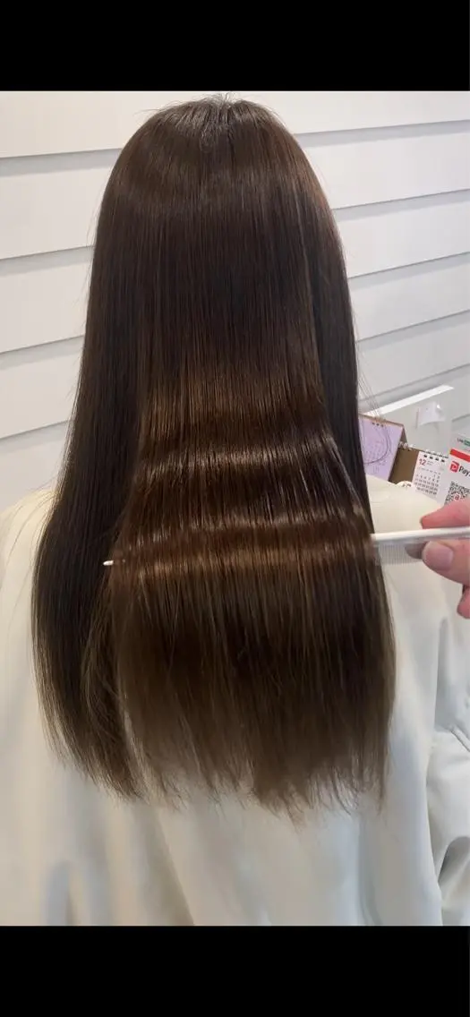 ロング 縮毛矯正 HACHI stylistのヘアスタイル