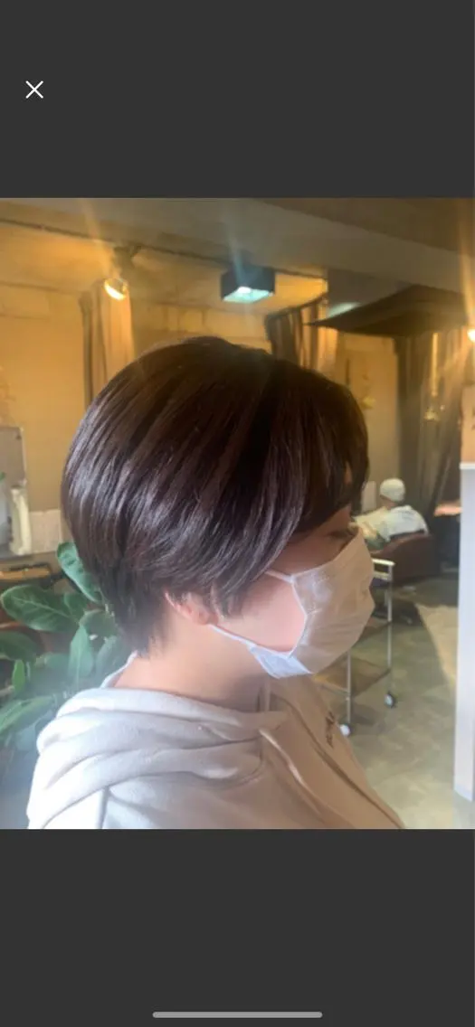 ショート ショートヘア ⭐️似合わせ⭐️ ほかぞの りかのヘアスタイル