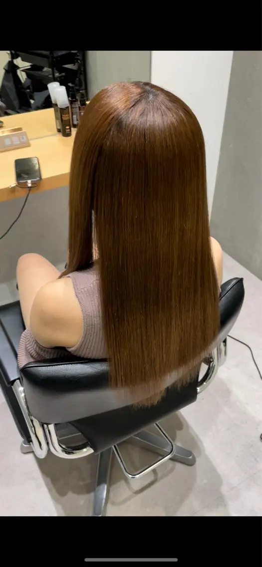 セミロング 髪質改善 トリートメント トリートメント 髪質改善ヘアケア 艶髪特化/上田のヘアスタイル