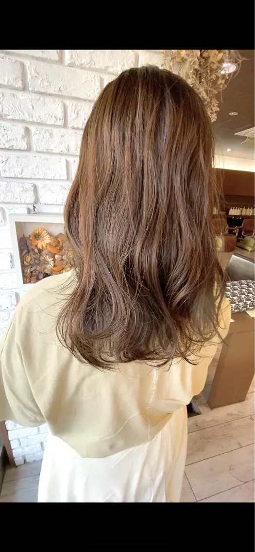 ロング カラー 透明感カラー カット ヘアカラー トリートメント 日比 貴大/ minim hairのヘアスタイル