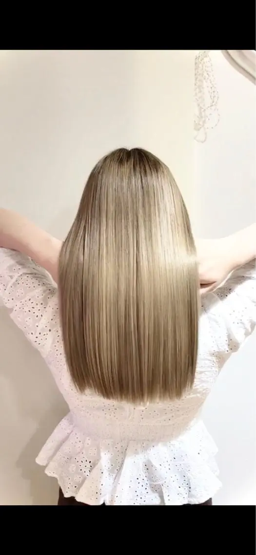 ロング 髪質改善 トリートメント 酸熱トリートメント カット トリートメント Kazu .Kのヘアスタイル