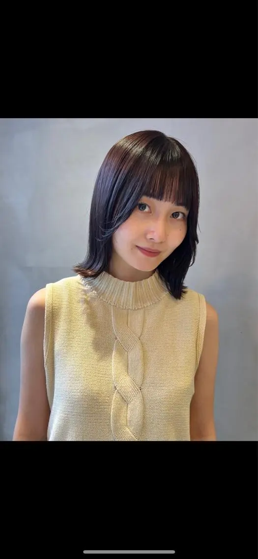 ミディアム カラー カット ヘアカラー トリートメント 似合わせレディース/ メンズ/あゆかのヘアスタイル