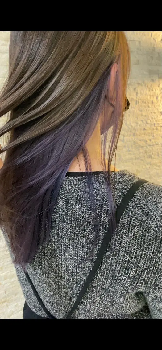 ロング カラー ブリーチ ブロンド ダブルカラー インナーカラー ラベンダーカラー 🫧美髪&艶カラー 増田魁土🫧のヘアスタイル