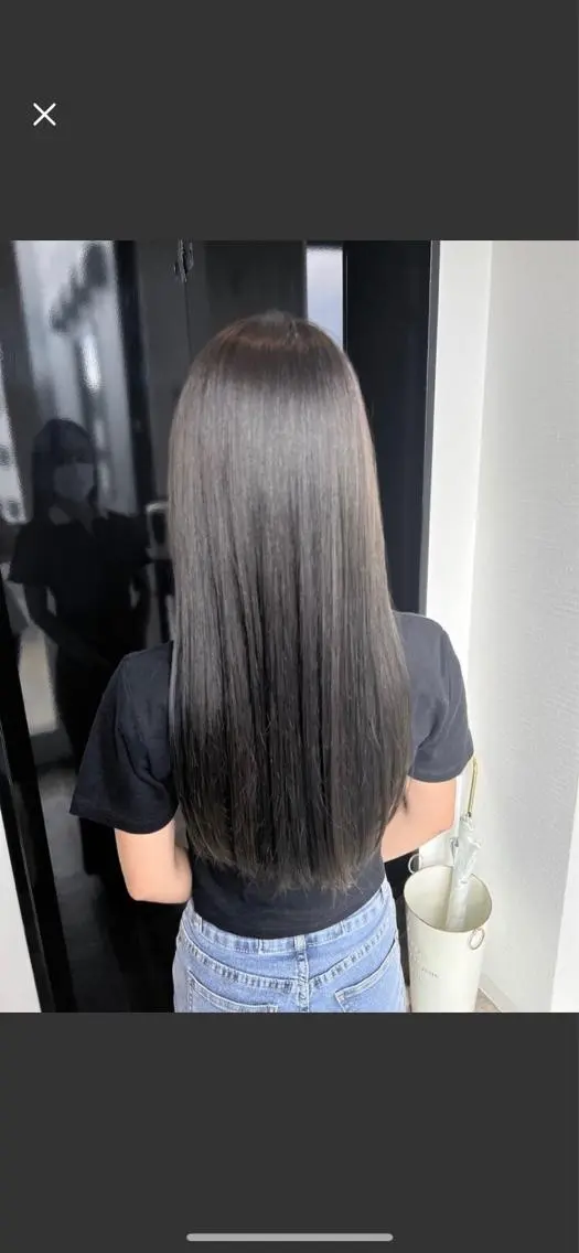 ロング カラー ヘアカラー&縮毛矯正 STAR☆RIVERのヘアスタイル