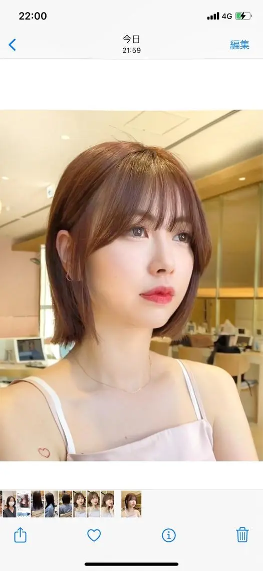 ショート カラー パーマ ヘアアレンジ カット ヘアカラー トリートメント ヘアセット 小野寺瑞希 /最小顔カットのヘアスタイル