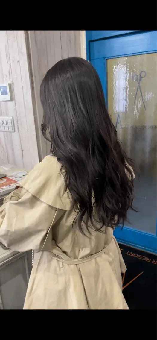 ロング カラー カット ヘアカラー トリートメント 🌿美髪縮毛矯正 のプロ安川🌿のヘアスタイル