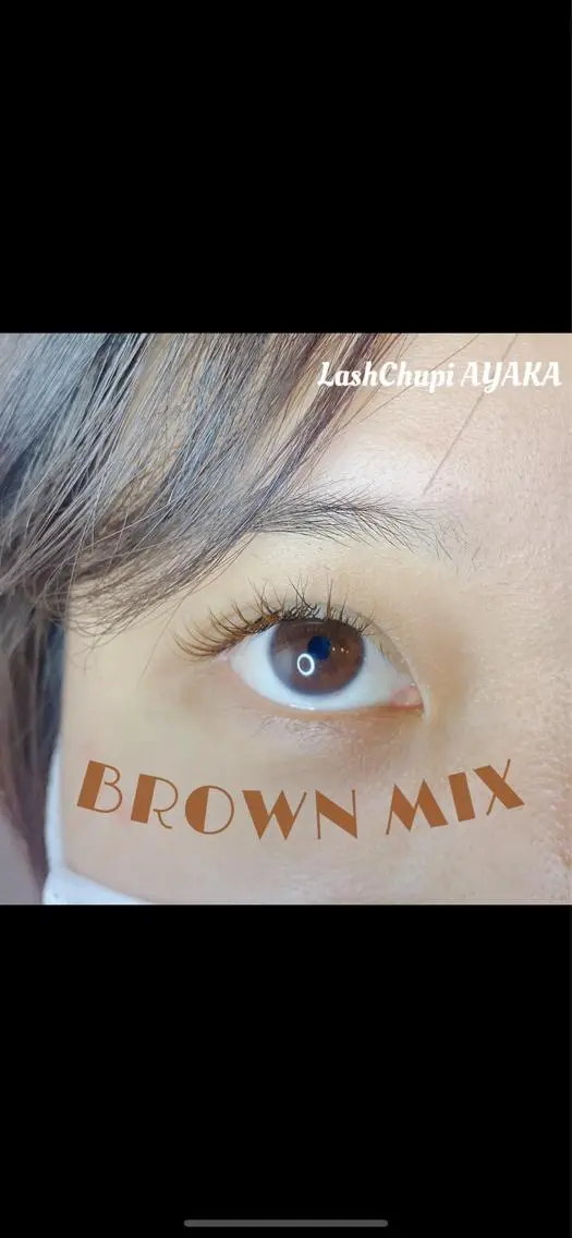 マツエク・マツパ カラーマツエク AYAKA LashChupiのマツエク・マツパデザイン