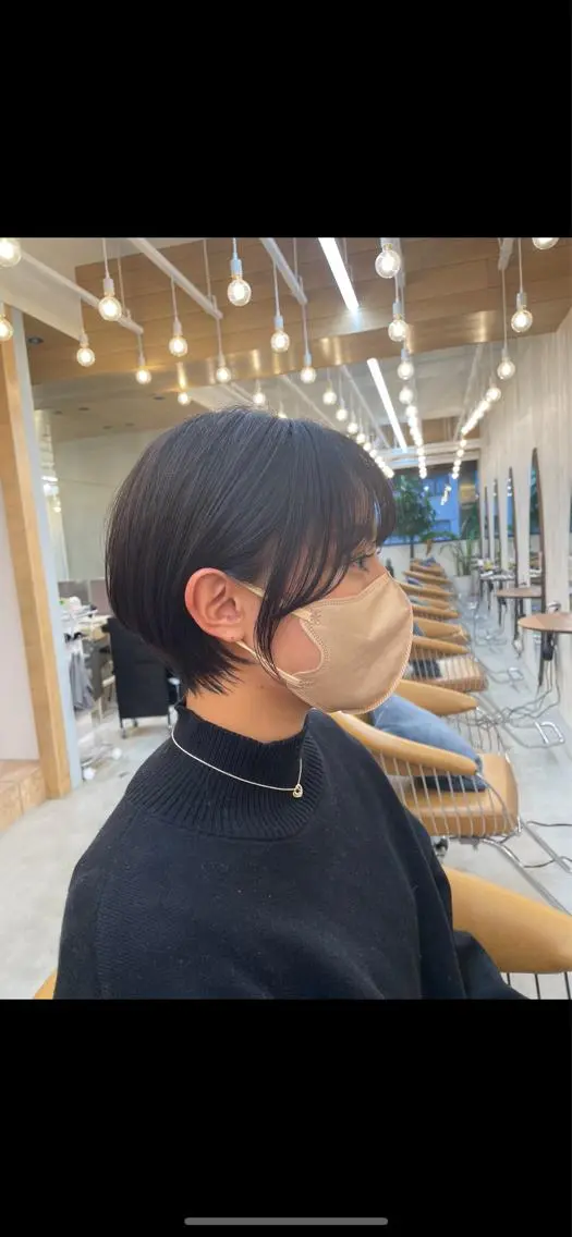 ショート カラー ハイライトカラー ハイライト 似合わせカット ショートヘア トリートメント 縮毛/レイヤー 韓国/橋口のヘアスタイル