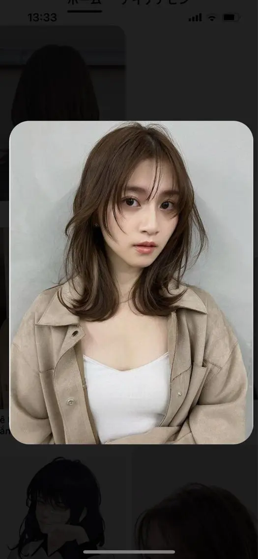 ミディアム 韓国好き🇰🇷 美容師MIKUのヘアスタイル