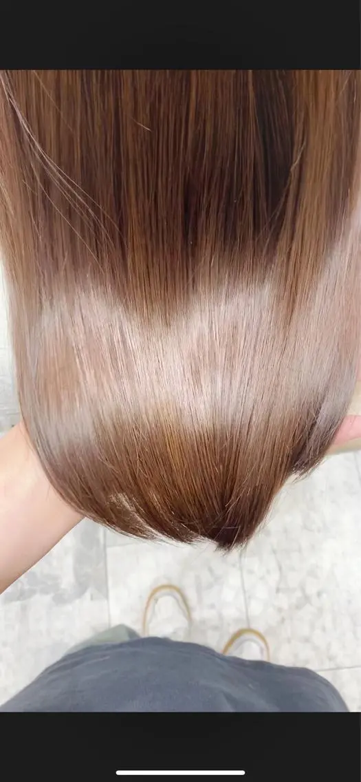 カラー 銀座/レイヤー 顔周りカット溝手優太のヘアスタイル