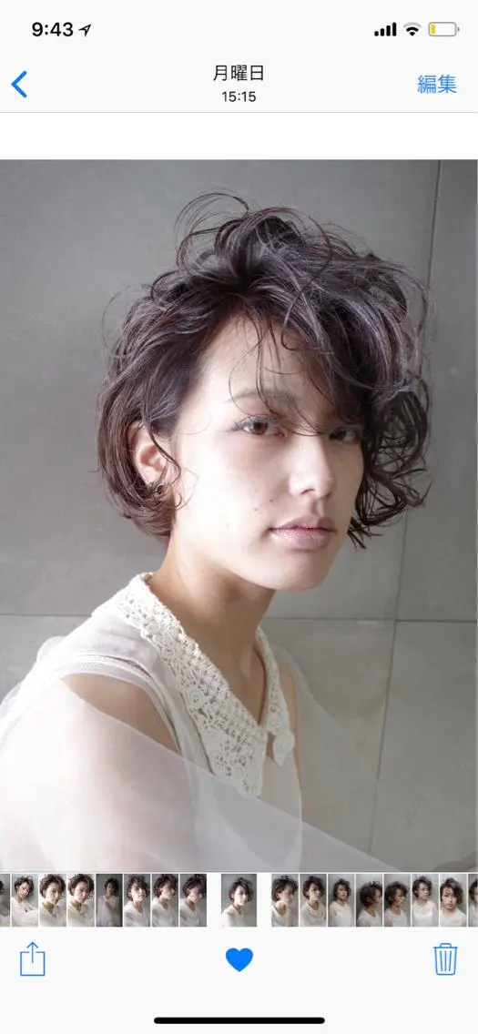 ショート ハイトーン/レイヤー /ケアブリーチ石川治のヘアスタイル