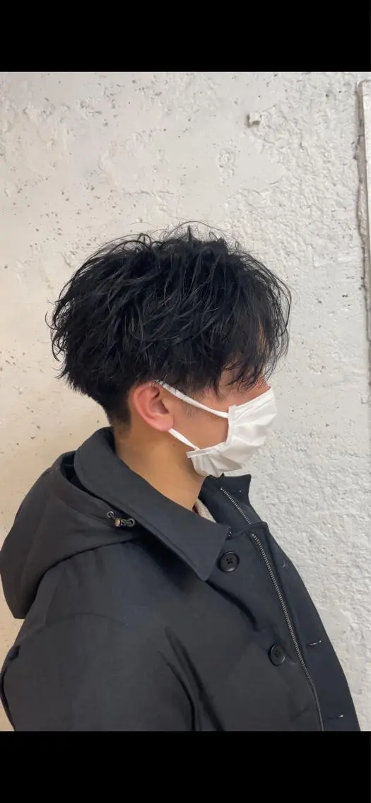 ショート ツイストパーマ カット パーマ メンズ特化美容師 ‼️ 永留 卓己のヘアスタイル