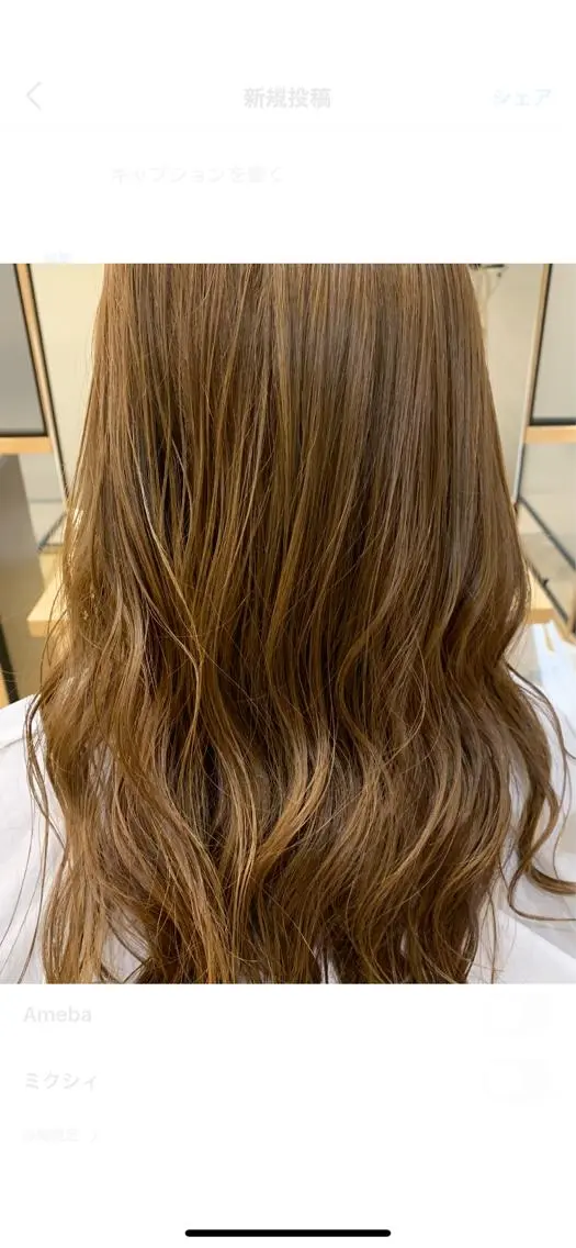 ロング ヘアカラー ゆうき あすかのヘアスタイル