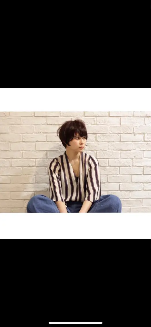 ショート 金子 しおりのヘアスタイル