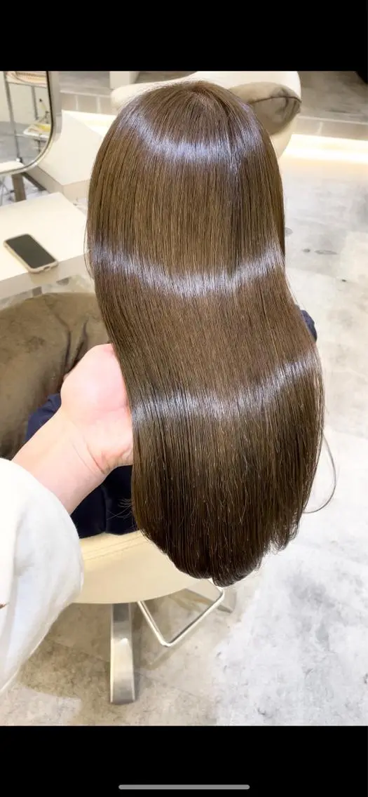 ロング カラー ヘアアレンジ カット 縮毛矯正 トリートメント 怪我のため6月末 復帰予定田中瑞希🍃のヘアスタイル