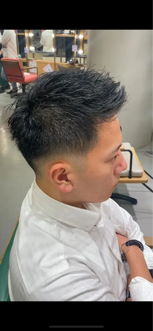 ショート メンズ unopulir 景山　凌のヘアスタイル