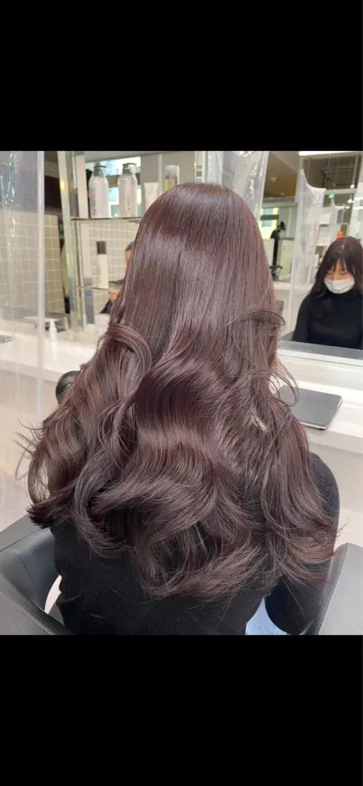 ロング カラー パーマ ヘアアレンジ メンズ キッズ ネイル マツエク・マツパ ヘアカラー トリートメント ヘアセット 韓国/トレンド レイヤー【101】のヘアスタイル