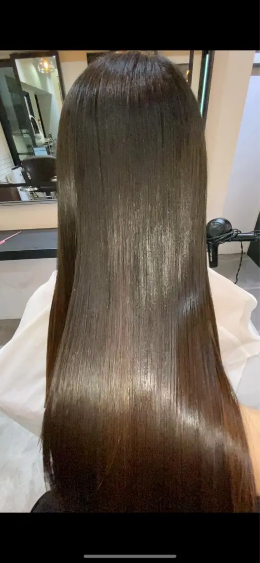 ロング 髪質改善 トリートメント ヘアカラー トリートメント 美髪✨髪質改善 &艶カラーmanaeのヘアスタイル