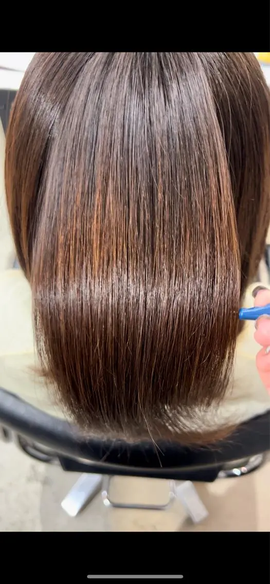 ロング パーマ 酸性ストレート ストレートパーマ カット 縮毛矯正 トリートメント オタク特化美容師💟 チバコナツのヘアスタイル