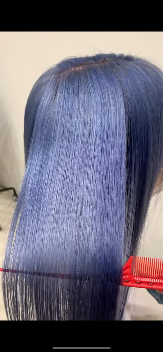ロング カラー れい🫧 ハイトーン特化のヘアスタイル