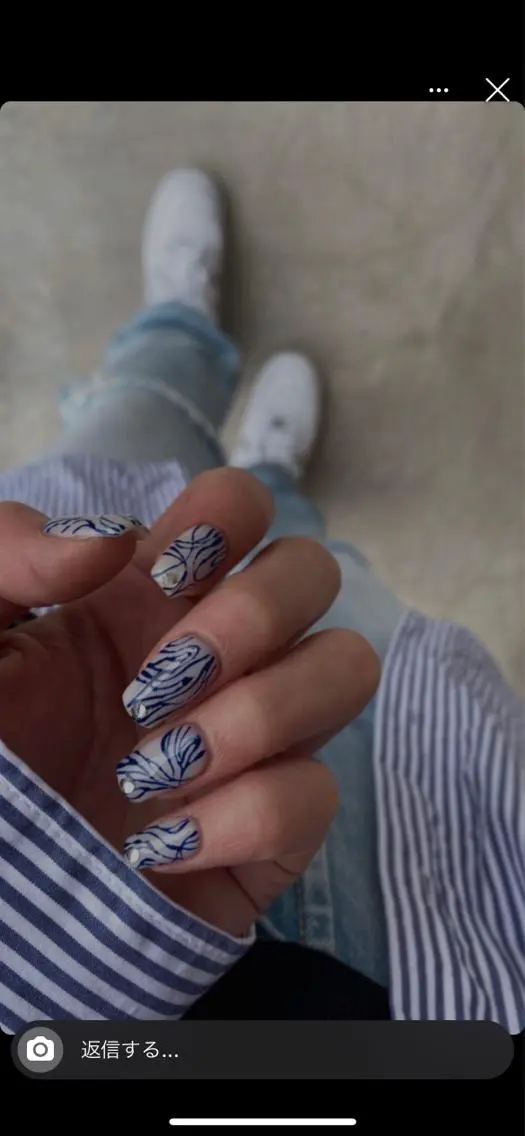 ネイル 持ち込み ニュアンスネイル Charme. NOBUKOのネイルデザイン