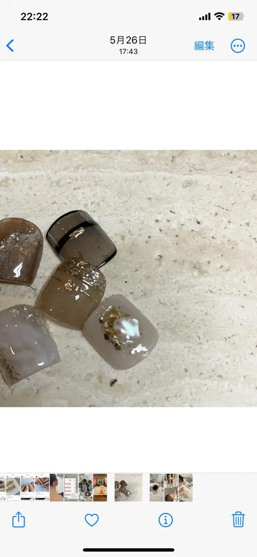 ネイル アートネイル フットネイル ワンカラーネイル フットネイル nail salon ✷aronaのネイルデザイン
