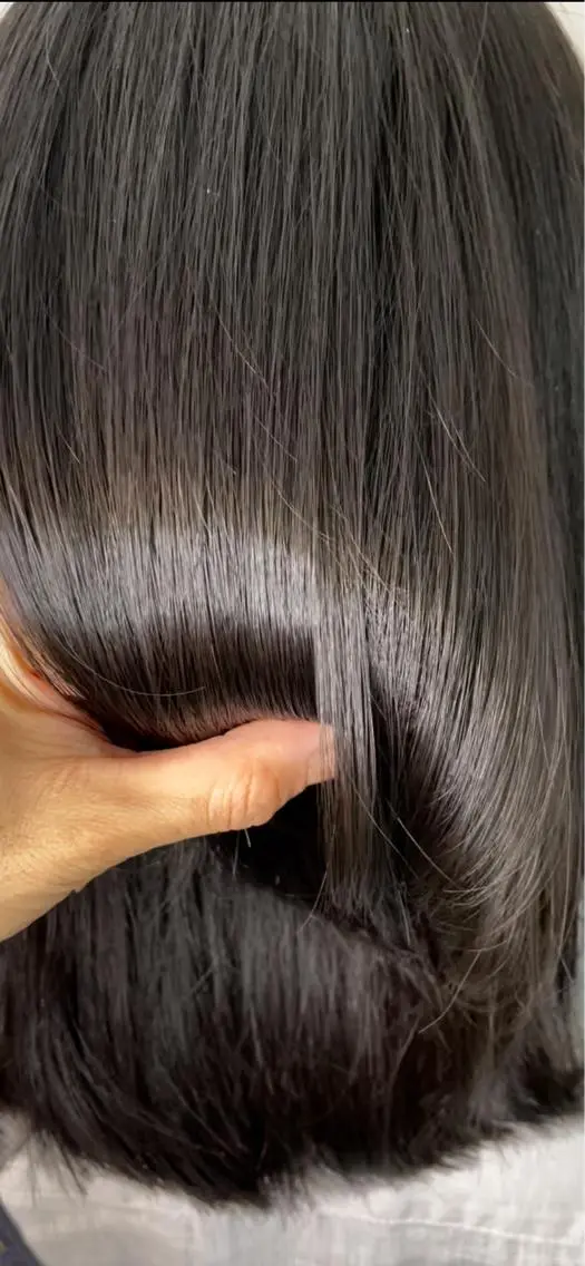 ミディアム 髪質改善 トリートメント 酸熱トリートメント アートディレクター 尾内 友美のヘアスタイル