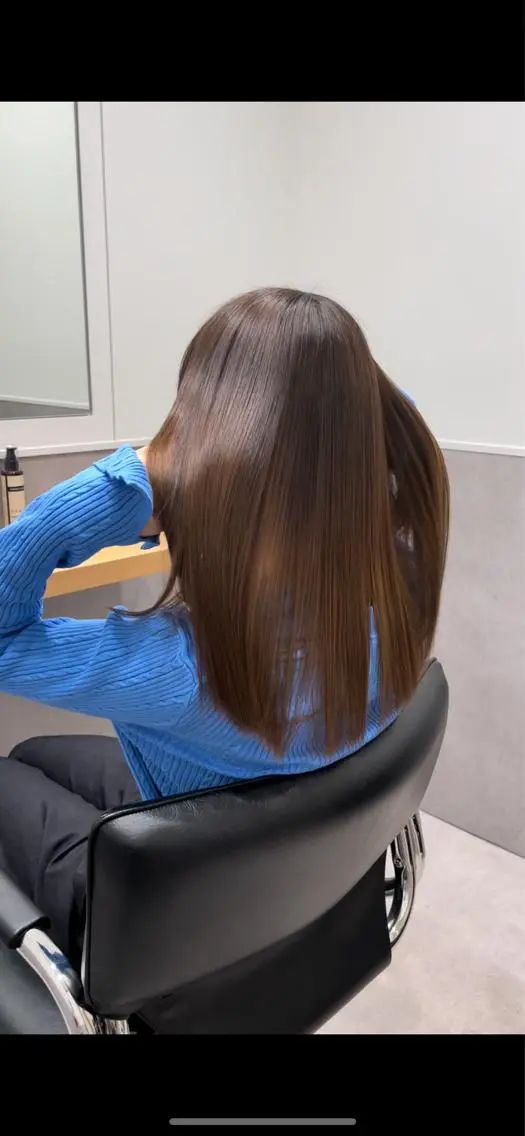 セミロング 髪質改善 トリートメント 酸熱トリートメント 髪質改善ヘアケア 艶髪特化/上田のヘアスタイル