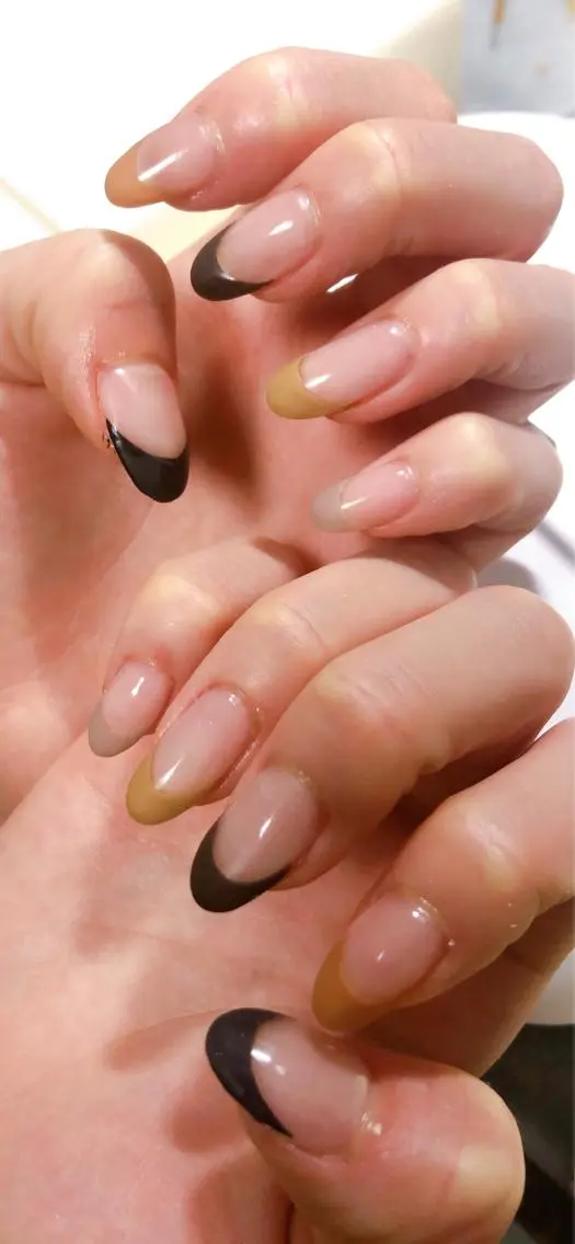 ネイル フレンチネイル マットネイル Ｍ☆NAIL asamiのネイルデザイン