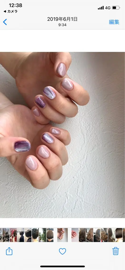 ネイル ニュアンスネイル シンプルネイル ハンドネイル Ann nailのネイルデザイン