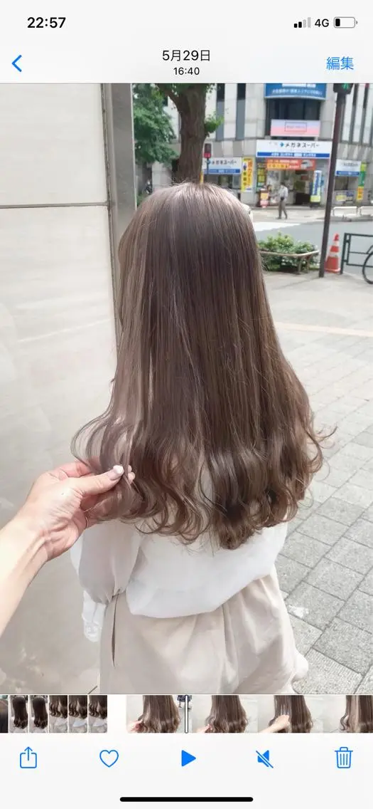 ロング カラー ヘアアレンジ 代表🎀 ふわモテ愛 され髪🩷yumiのヘアスタイル