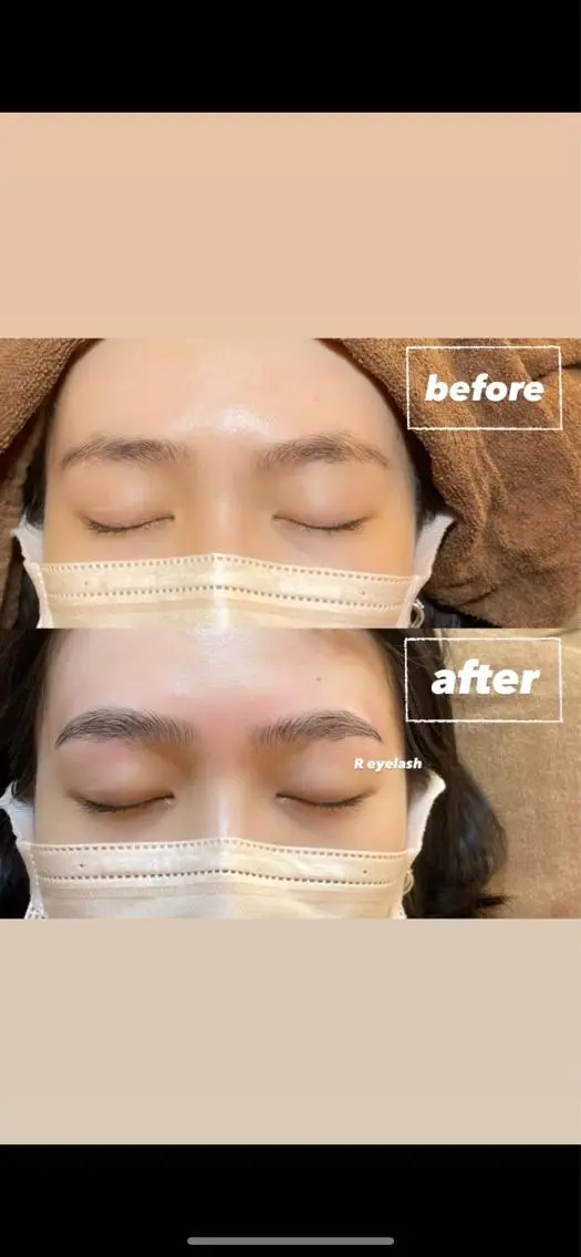 セミロング カラー パーマ ヘアアレンジ メンズ キッズ ネイル マツエク・マツパ アイブロウ ワックス脱毛 その他(アイブロウ) 𝑹 eyelashのマツエク・マツパデザイン