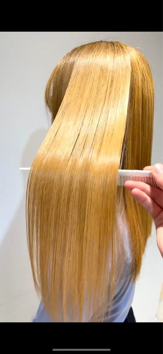 セミロング ヘアカラー トリートメント 【髪質改善/透明感】 上野 聖斗のヘアスタイル