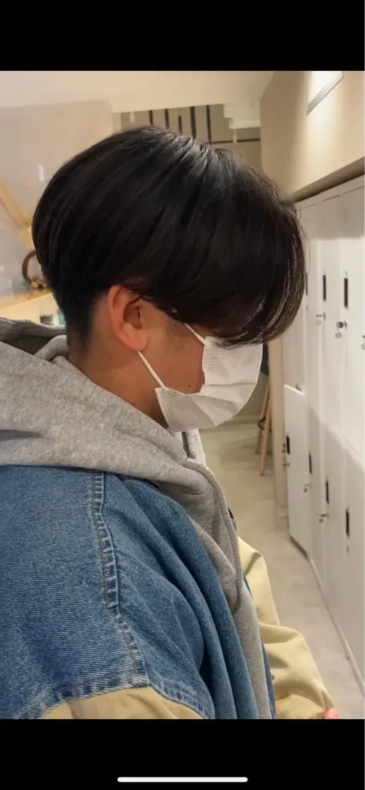 ミディアム パーマ メンズ ALLYS 中島史優のヘアスタイル