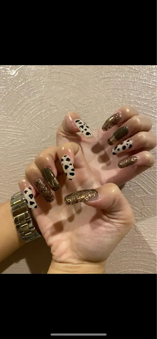 ネイル ロングネイル ハンドネイル 長谷川 奈緒美のネイルデザイン