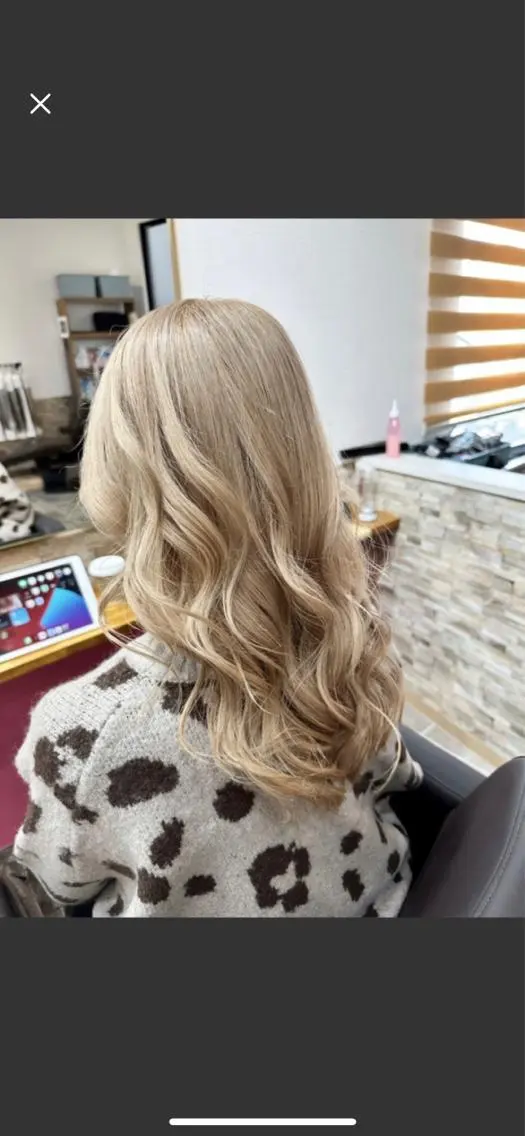 ロング カラー ヘアカラー&縮毛矯正 STAR☆RIVERのヘアスタイル