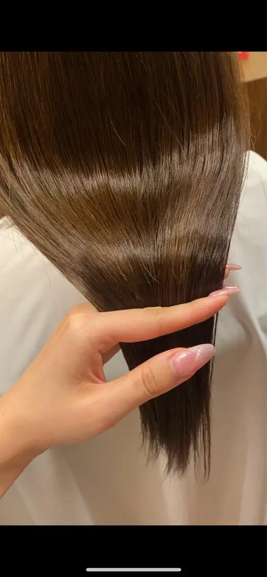 セミロング 縮毛矯正 美容室DO-UP 小川　貴彦のヘアスタイル