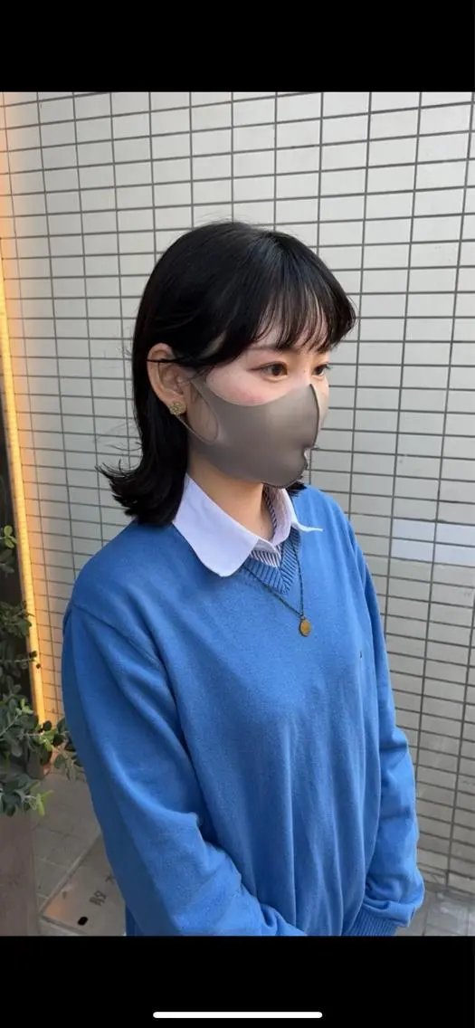 ミディアム カラー 顔周りカット 小顔カット カット ヘアカラー トリートメント 清田 健太朗のヘアスタイル