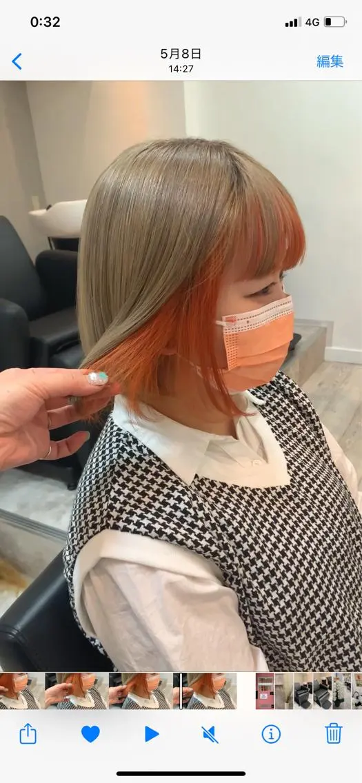 ミディアム カラー ヘアアレンジ 代表🎀 ふわモテ愛 され髪🩷yumiのヘアスタイル