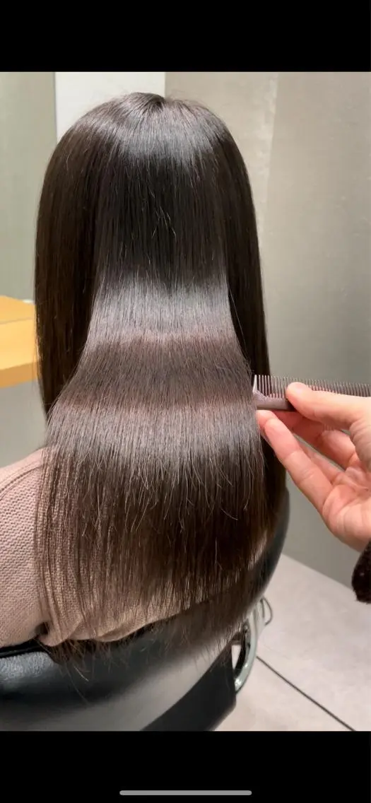 セミロング 髪質改善ヘアケア 艶髪特化/上田のヘアスタイル
