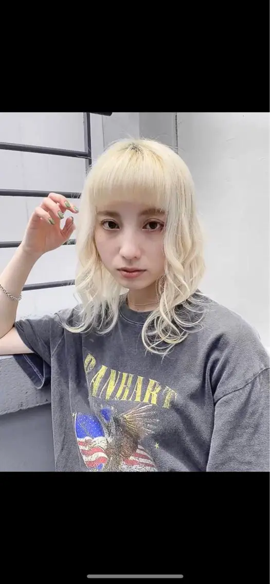 ミディアム カラー ヘアアレンジ カット ヘアカラー トリートメント GiseL天神カラー 髪質改善/ブリーチのヘアスタイル